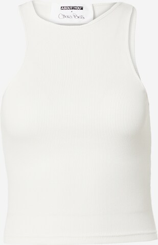 ABOUT YOU x Chiara Biasi Top 'Suki' in White: front