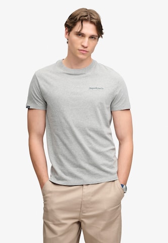 T-Shirt 'Essential Company' Superdry & Co en gris : devant