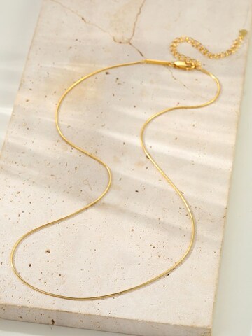 Hey Happiness Kette 'Round Snake' in Gold