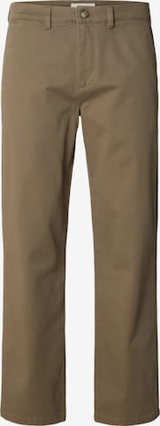 Pantaloni 'SLMMILES' di SELECTED in marrone: frontale