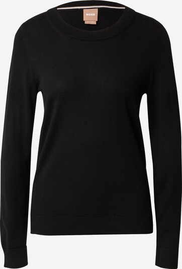 BOSS Pullover 'Feganasi' in schwarz, Produktansicht