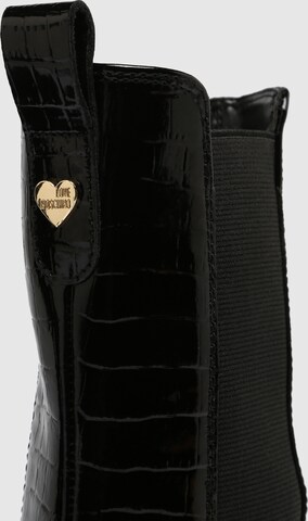 Love Moschino Chelsea Boots in Schwarz