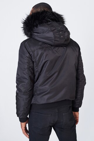 Harlem Soul Winter Jacket 'Bos-Ton' in Black
