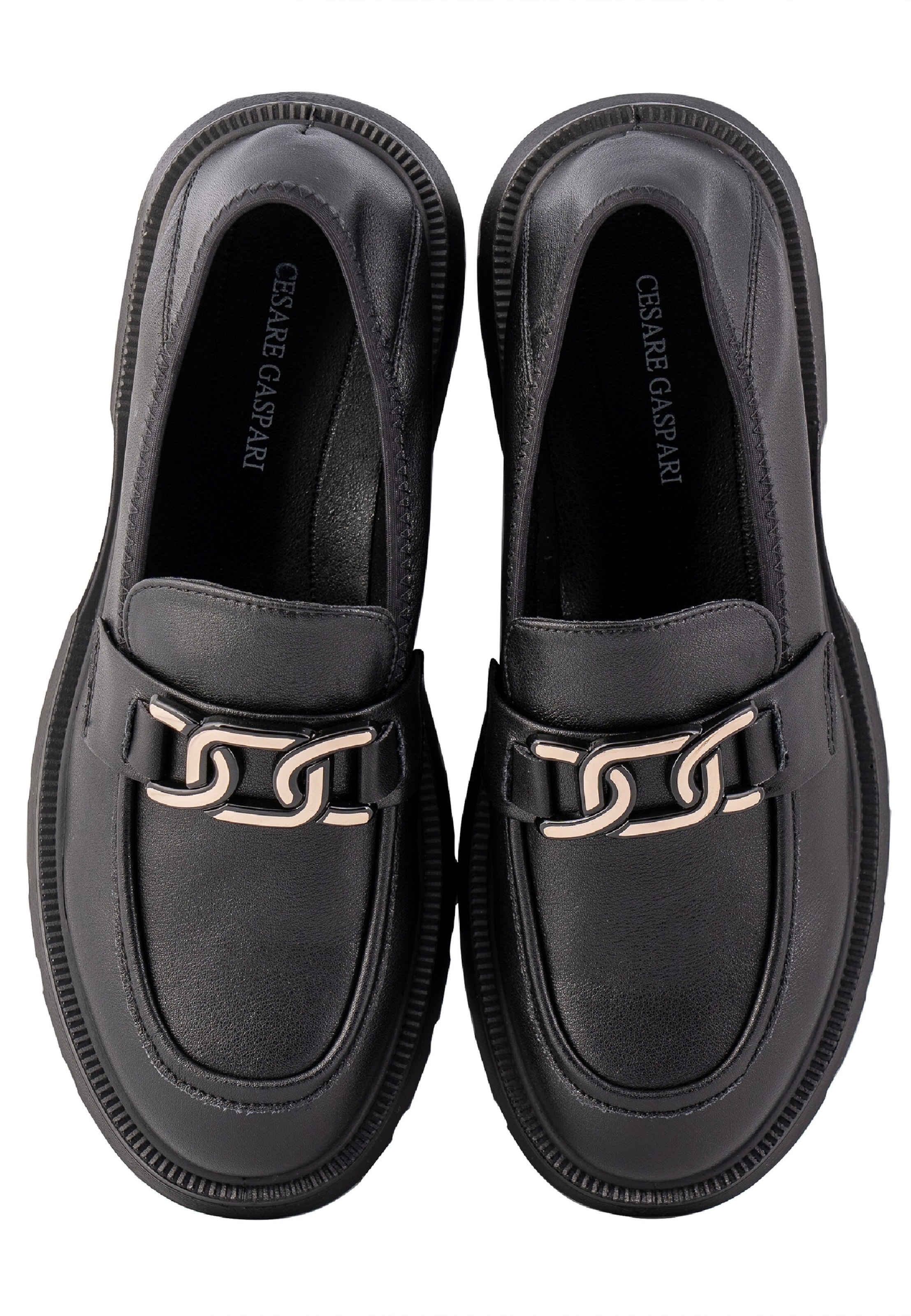 CESARE GASPARI Slip-ons in Black