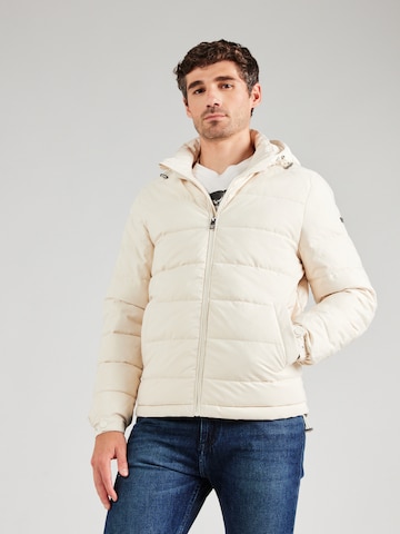 GUESS Демисезонная куртка в Бежевый: спереди