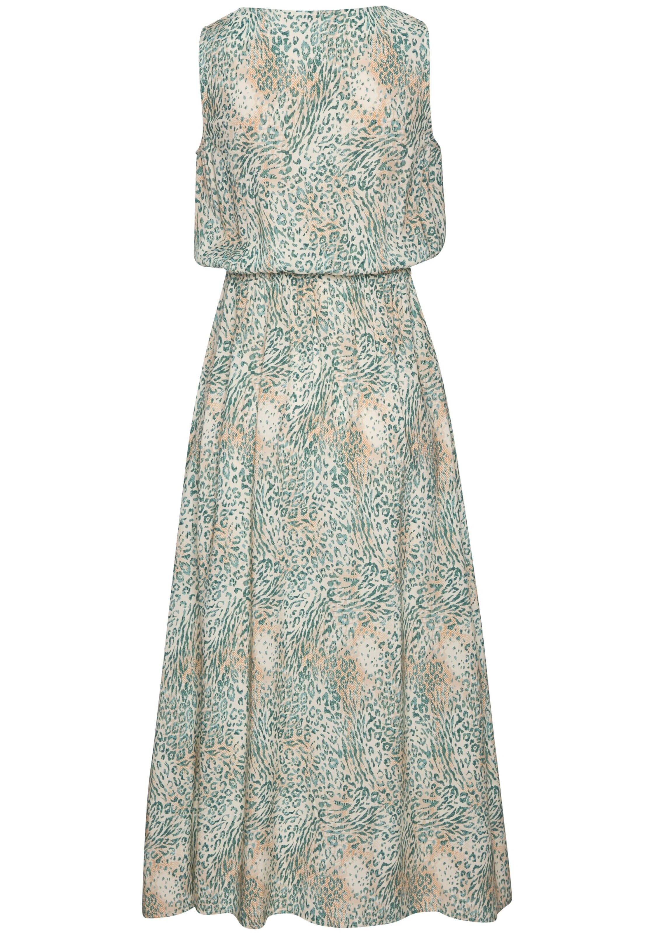 LASCANA Mekko värissä beige / kulta / jade, Tuotenäkymä