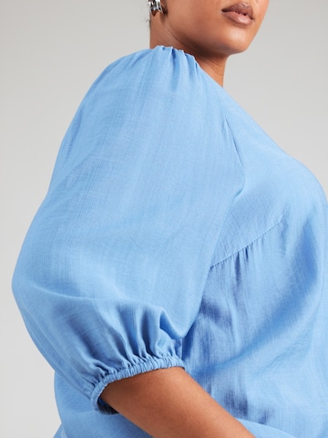 ONLY Carmakoma Bluza 'CARJOANNA' | modra barva