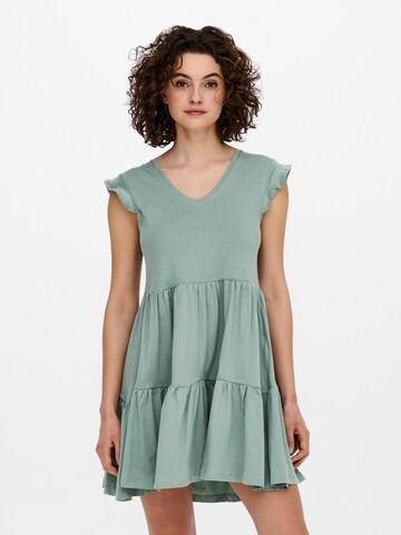 Robe 'May' ONLY en vert : devant