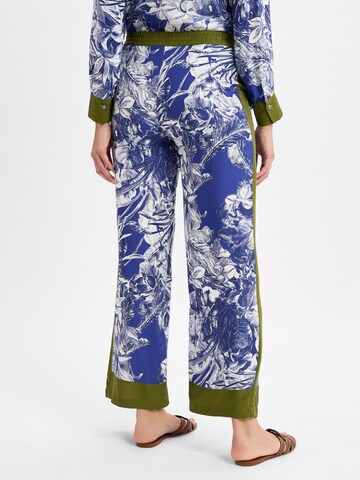 Emily Van Den Bergh Wide Leg Hose in Blau