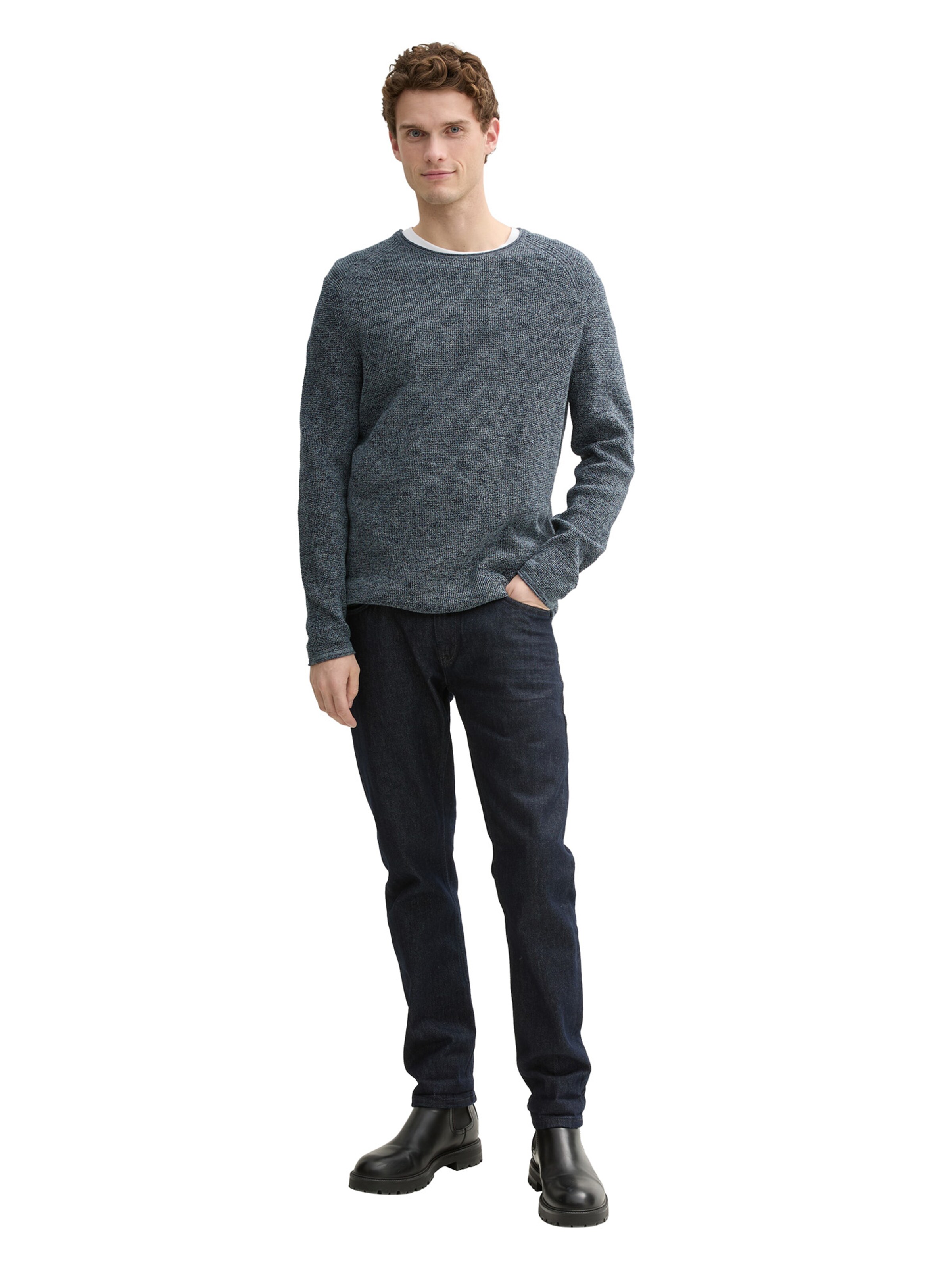 TOM TAILOR Sweater in Grey