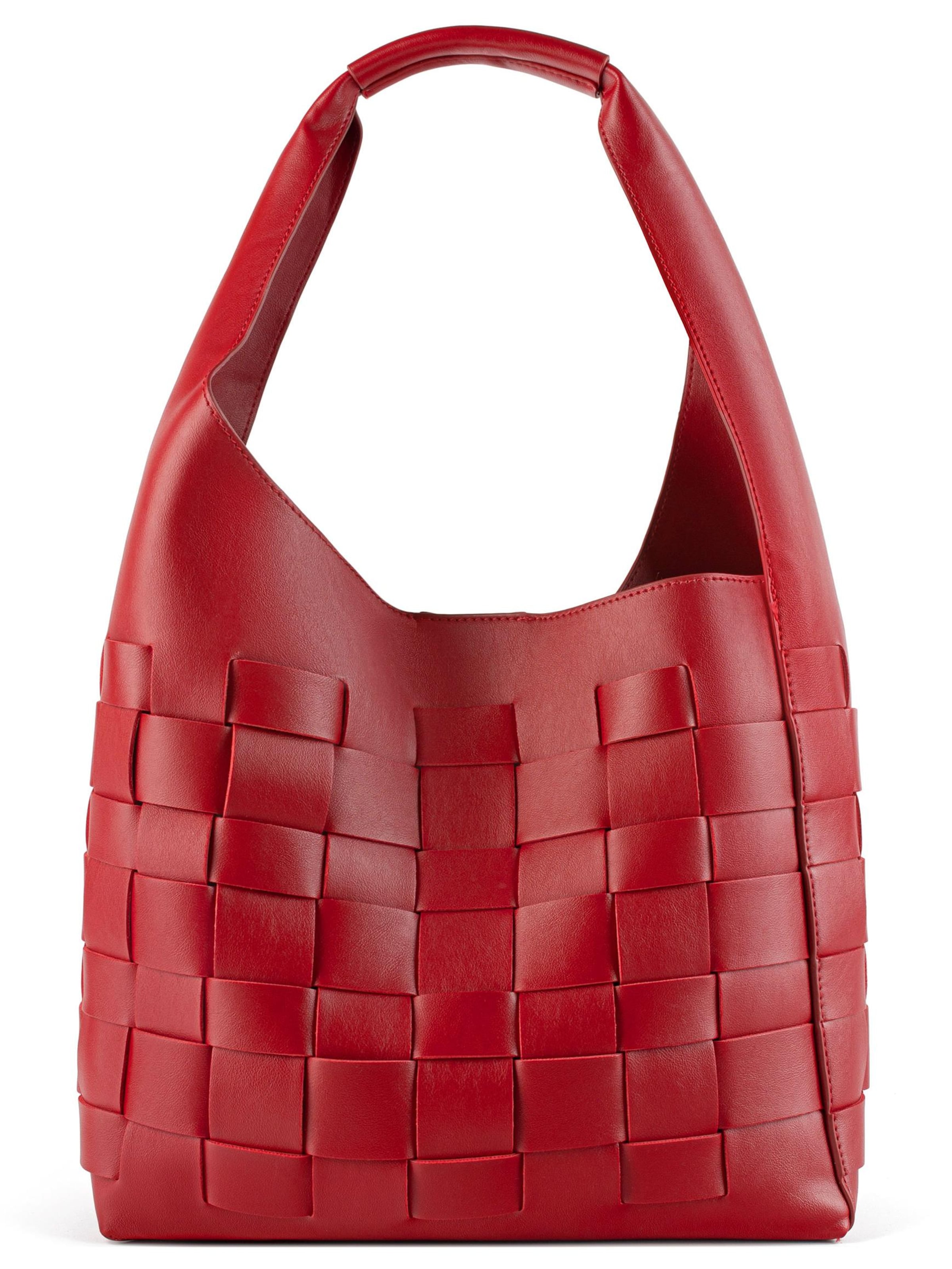 L37 HANDMADE SHOES Håndtaske 'BIG UNIVERSE' i rød