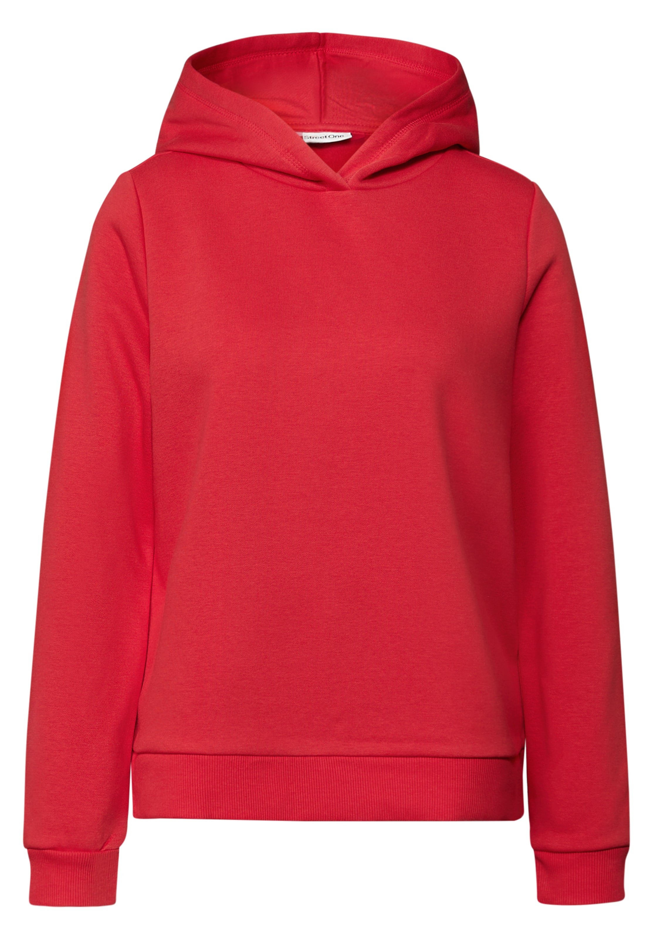 STREET ONE Hoodie in Rot: Vorderseite