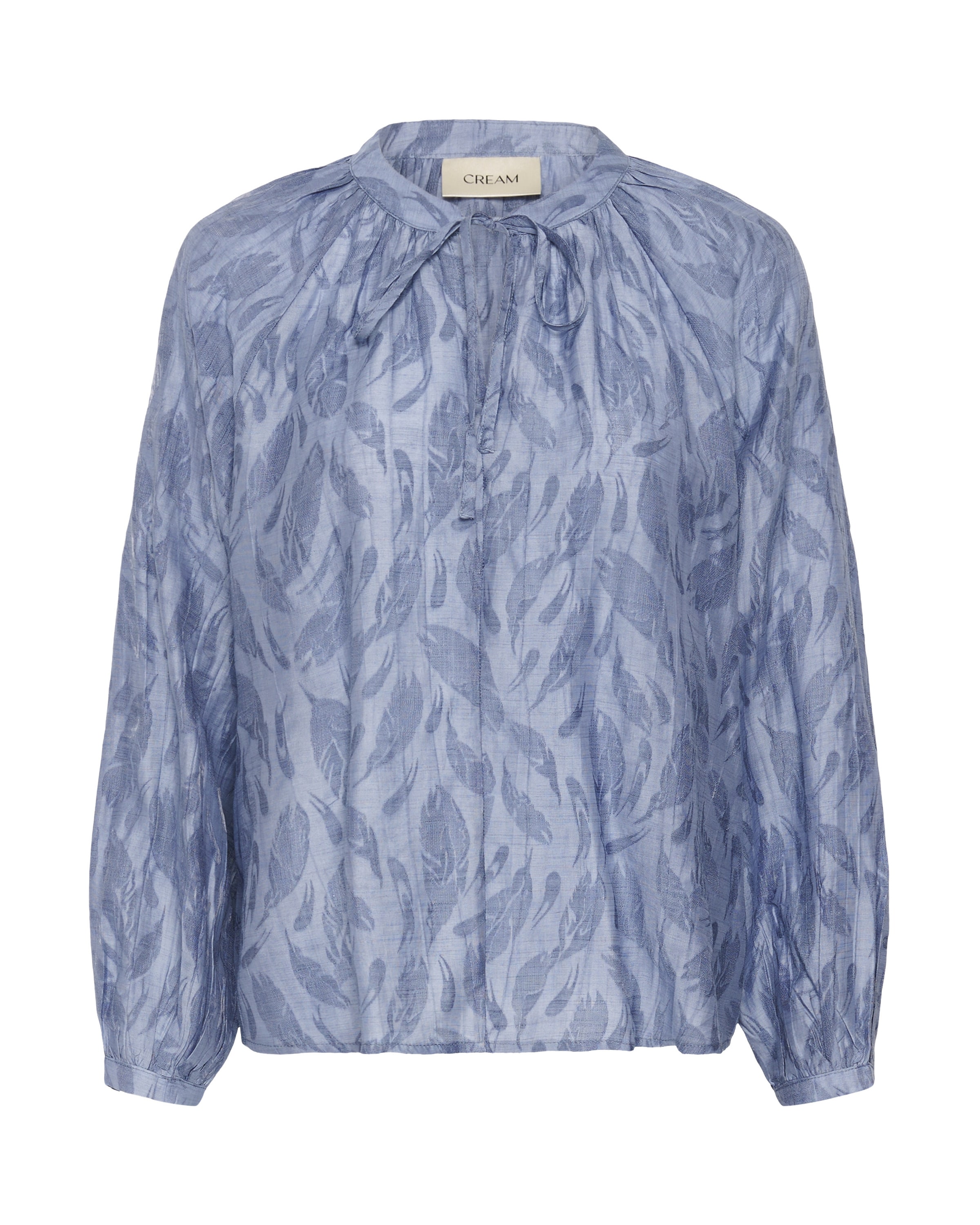 Cream - Blusa en azul: frente