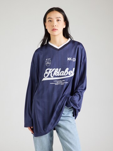 Karo Kauer Shirt in Blue: front