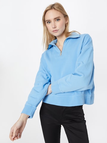 Sweat-shirt DENHAM en bleu : devant