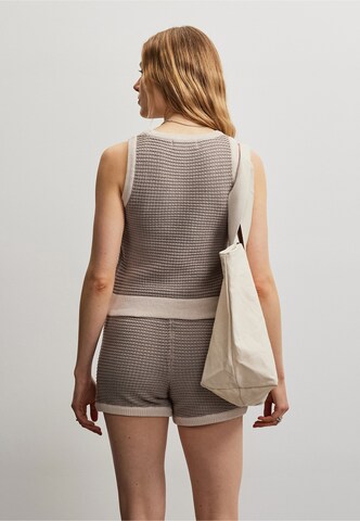 Pegador - Top de punto 'Parma' en gris
