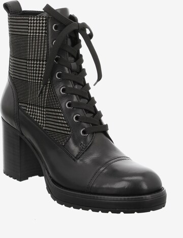 GERRY WEBER Lace-Up Ankle Boots 'TURIN 02' in Black