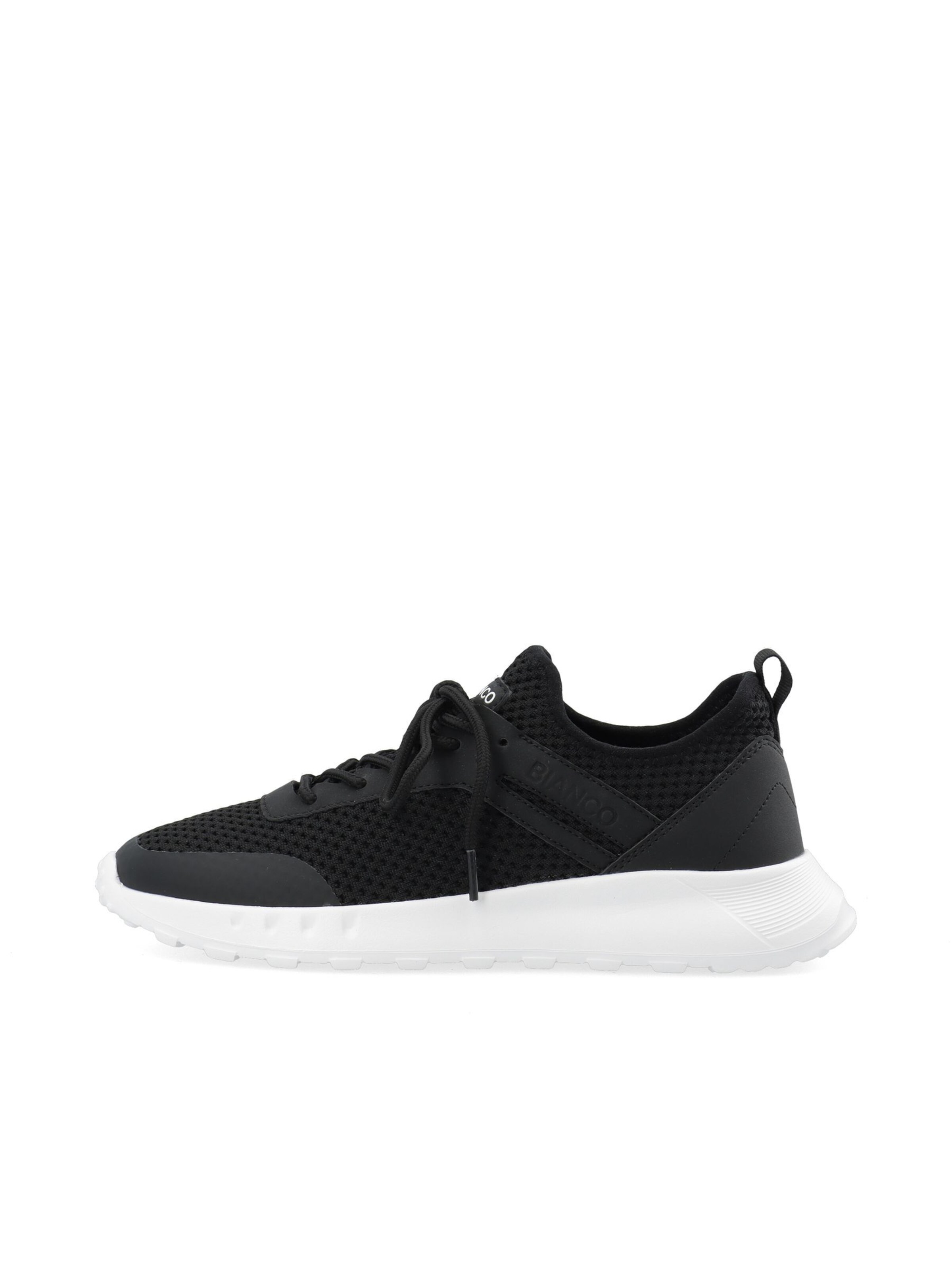 Bianco Platform trainers 'LAUREN' in Black: front