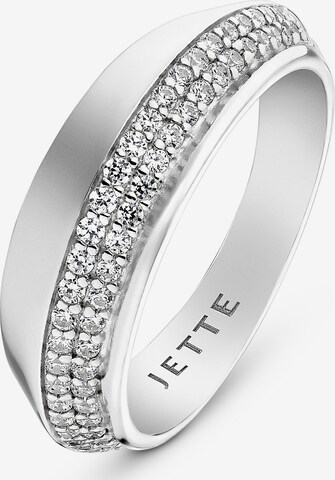 JETTE Ring in Silver: front