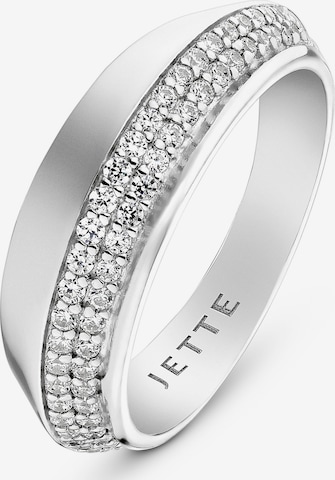 JETTE Ring in Silver: front