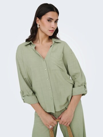 JDY Blouse 'JDYCAYA' in Groen: voorkant