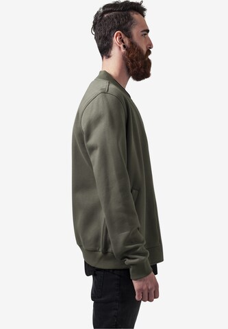 Urban Classics Sweat jacket in Green