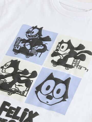 Maglietta 'Felix Cat' di Next in bianco
