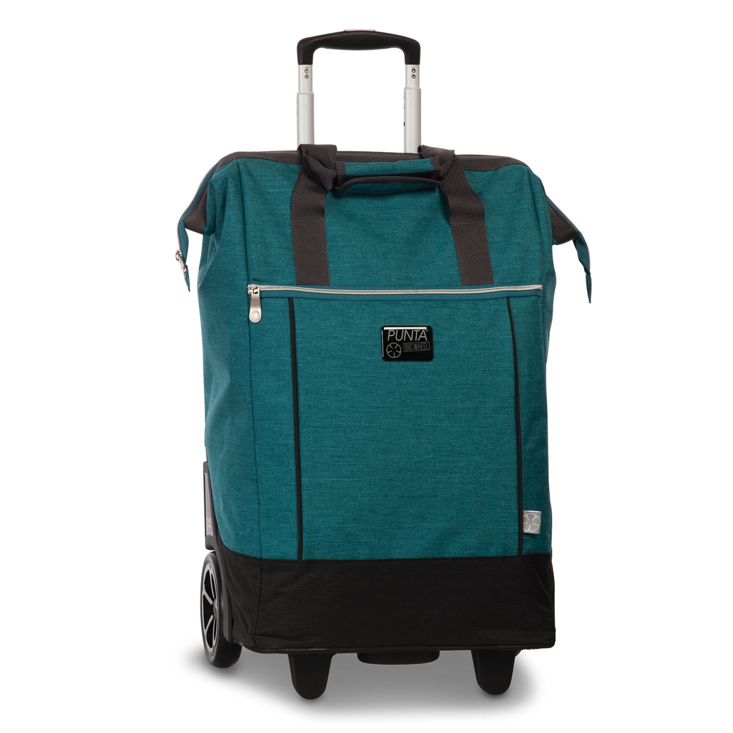 Punta Einkaufstrolley 'Big Wheel' in Blau: Vorderseite