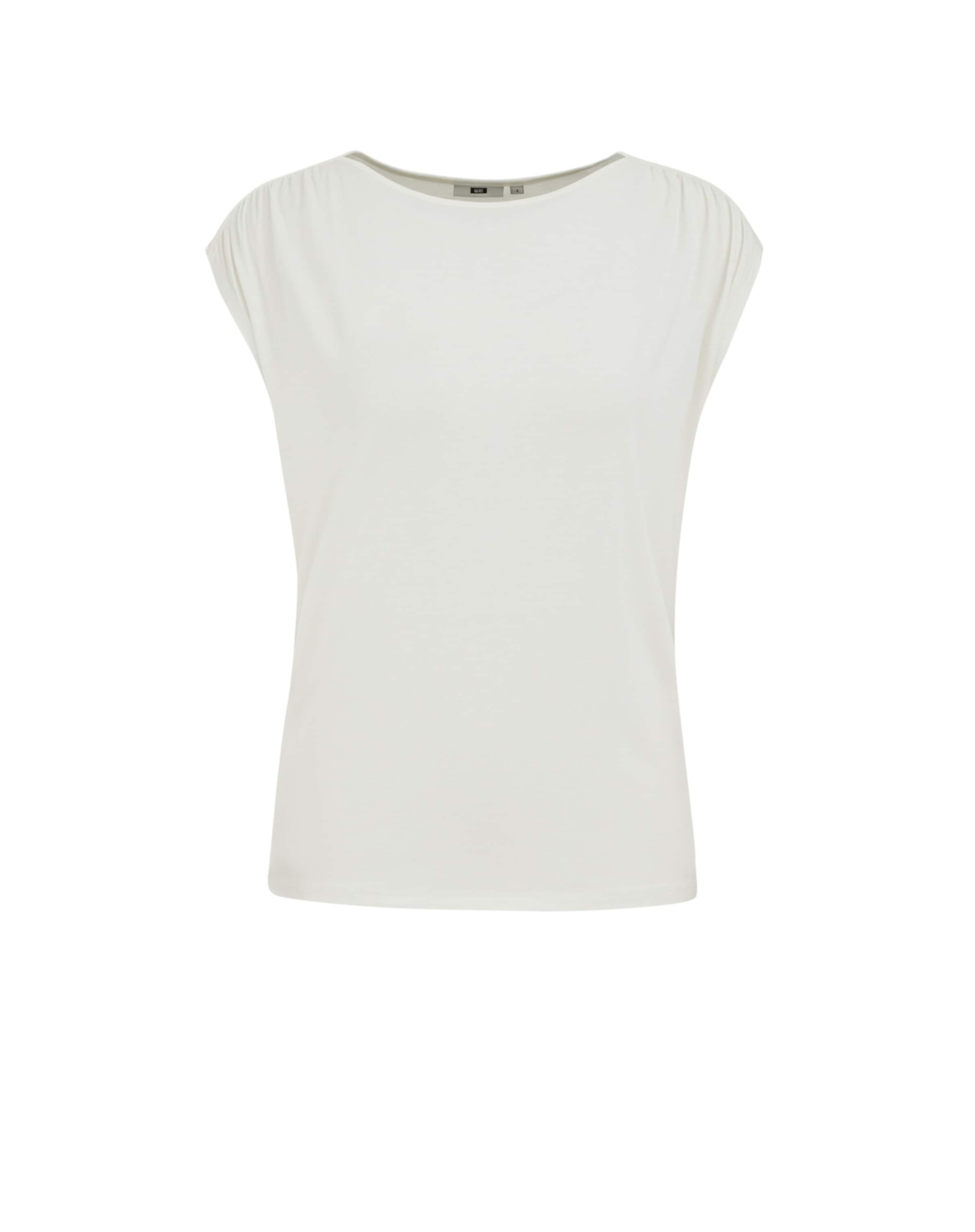 WE Fashion - Top en blanco: frente