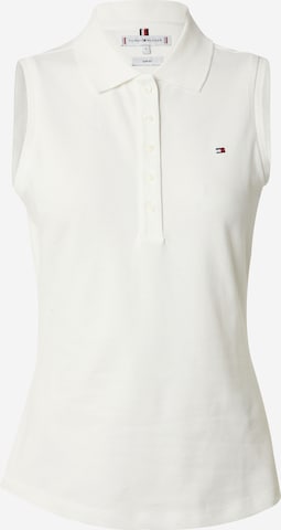 TOMMY HILFIGER Shirt '1985' in Wit: voorkant