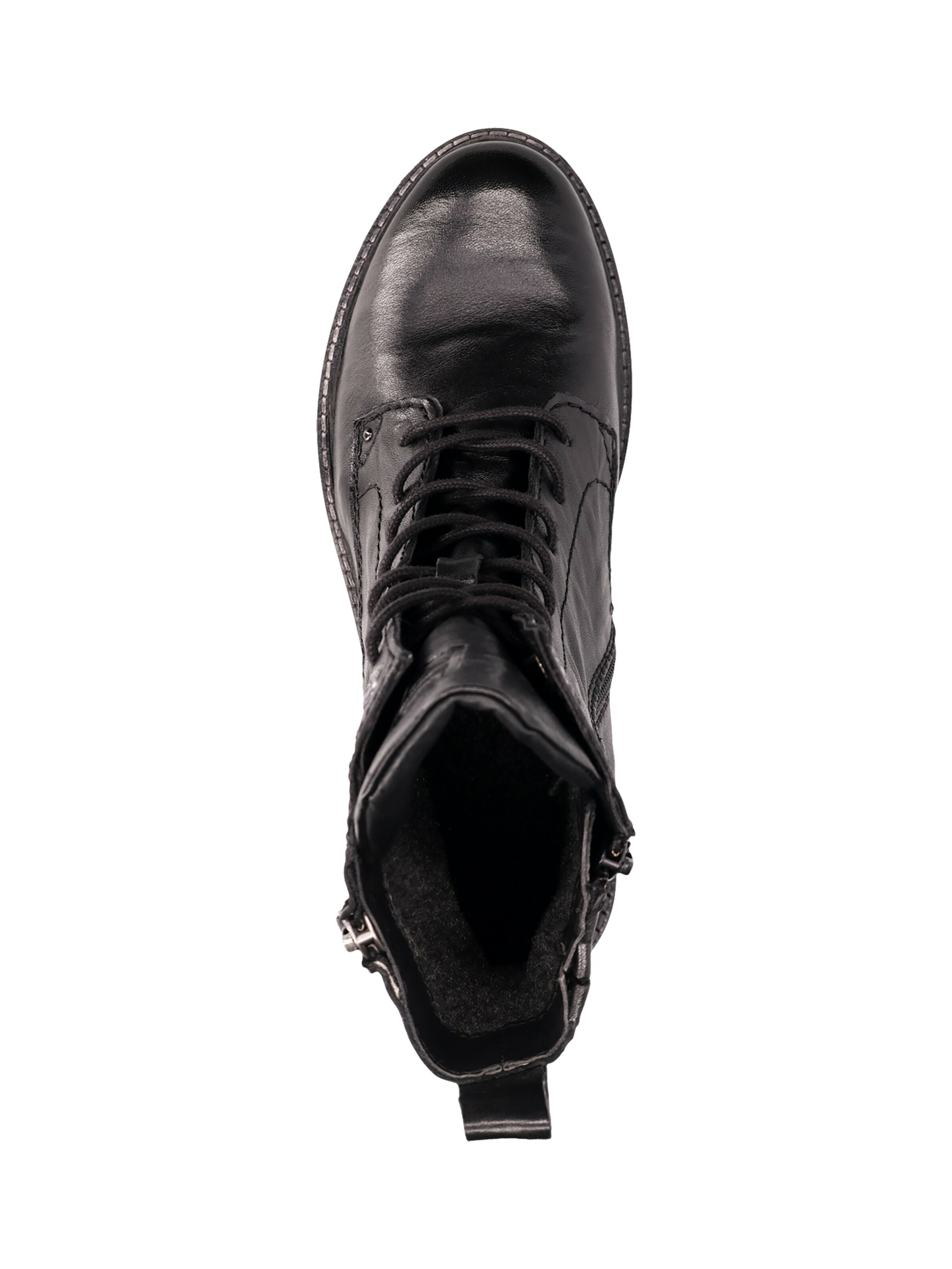 TT. BAGATT Μποτάκι με κορδόνια σε μαύρο