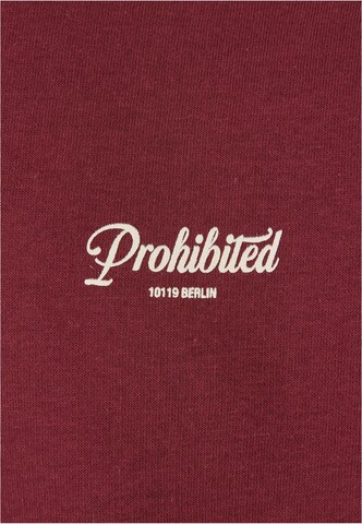 Prohibited Sweatshirt in Rot