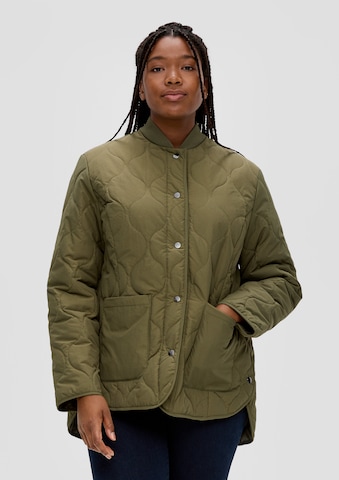 TRIANGLE Between-season jacket in Green: front