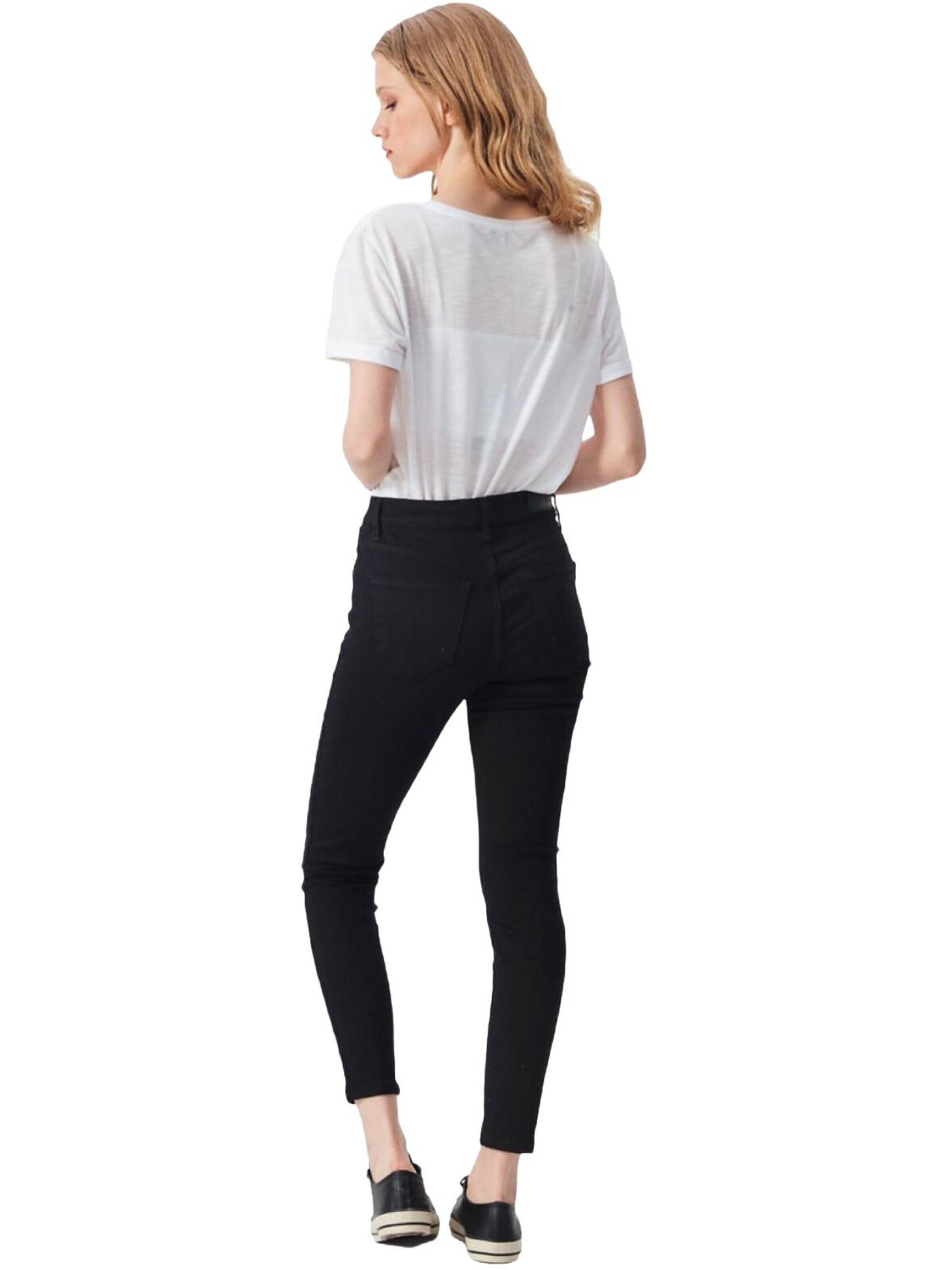 LTB Jeans - Skinny Vaquero 'LTB Jeans Damen Tanya X Skinny Leg Mid Waist Jeanshose' en negro
