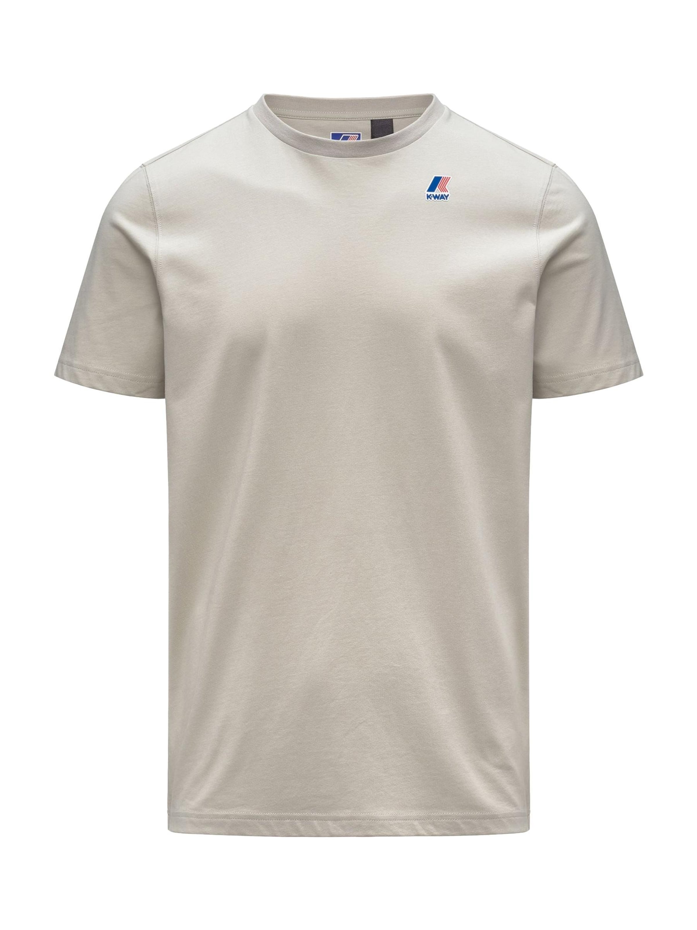 T-Shirt 'LEONIDE' K-Way en beige : devant
