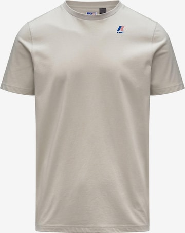 T-Shirt 'LEONIDE' K-Way en beige : devant