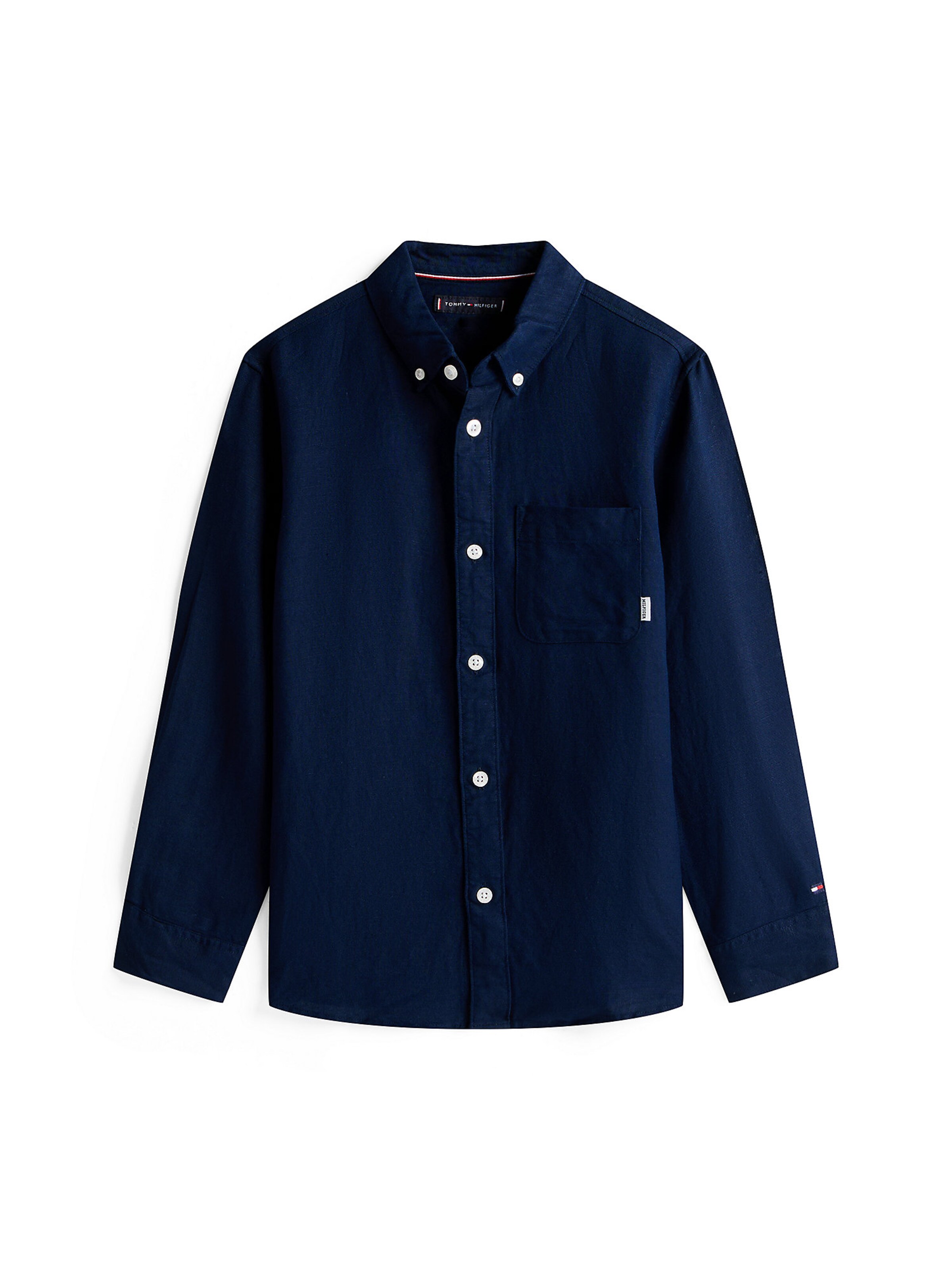 TOMMY HILFIGER Hemd in Blau: Vorderseite