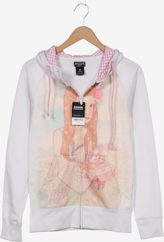 IRON FIST Kapuzenpullover M in Weiß: Vorderseite