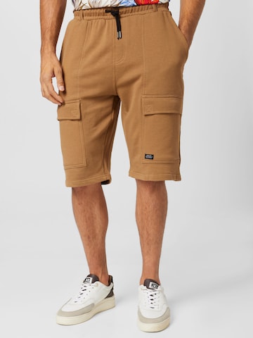 BLEND Regular Trousers in Brown: front