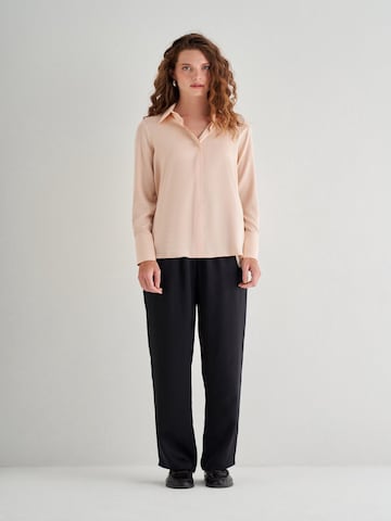 SILK & CASHMERE Shirt in Roze