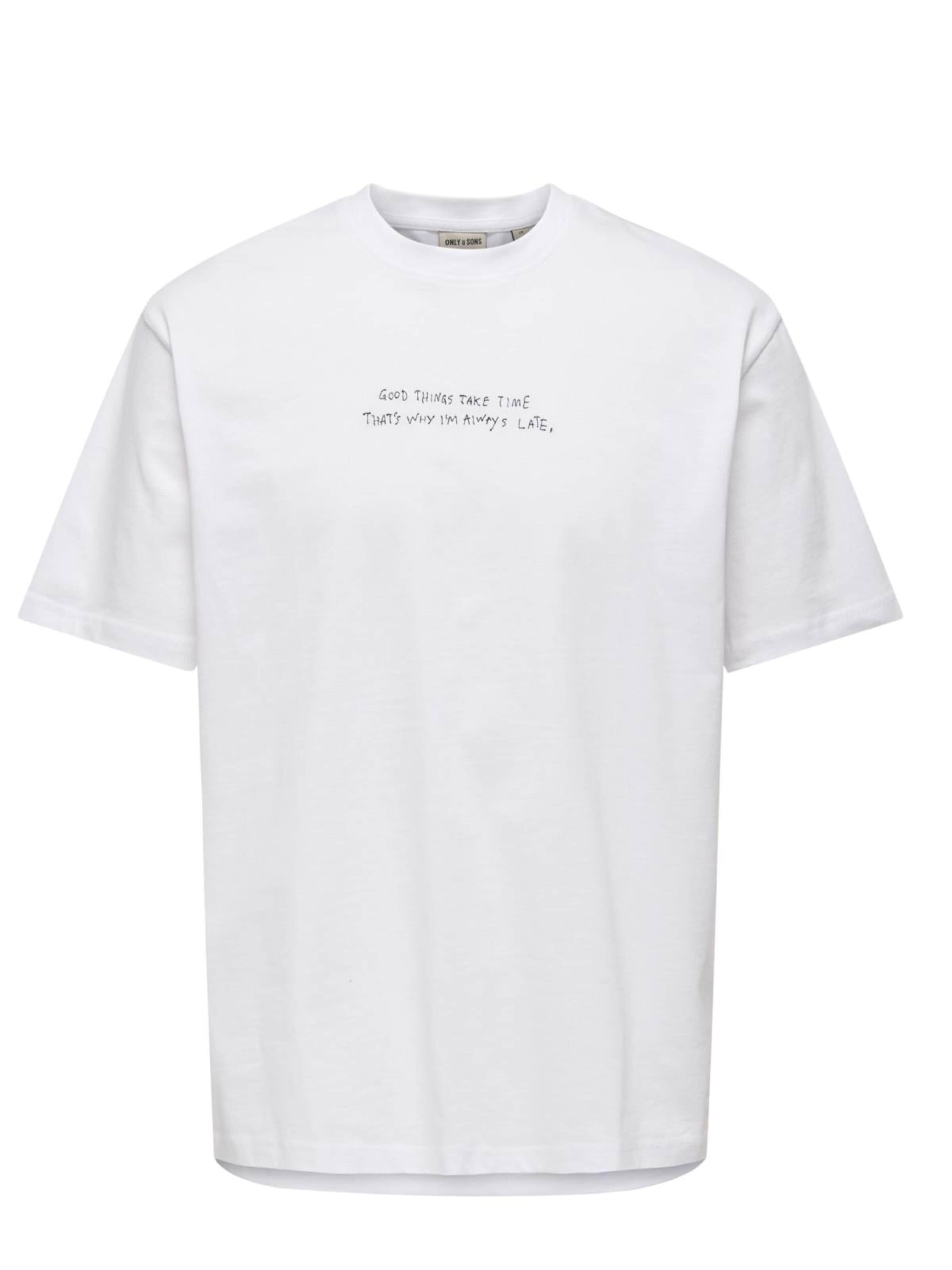 ONLY Shirt in Wit: voorkant