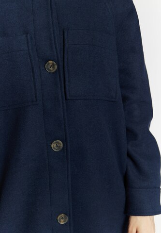 Palton de primăvară-toamnă de la DreiMaster Vintage pe albastru