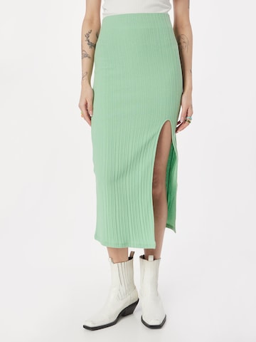 Gonna 'Adela' di Gina Tricot in verde: frontale