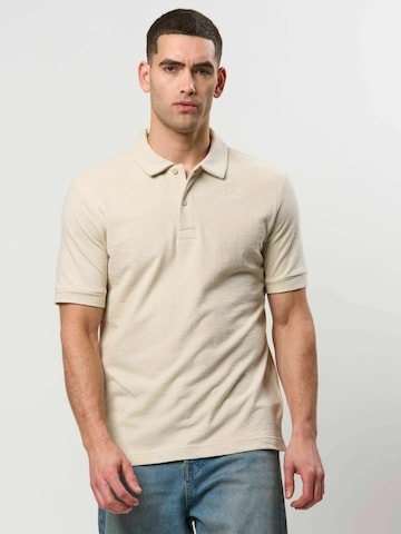 KAPPA - Camisa ' KMLogo ' em bege: frente