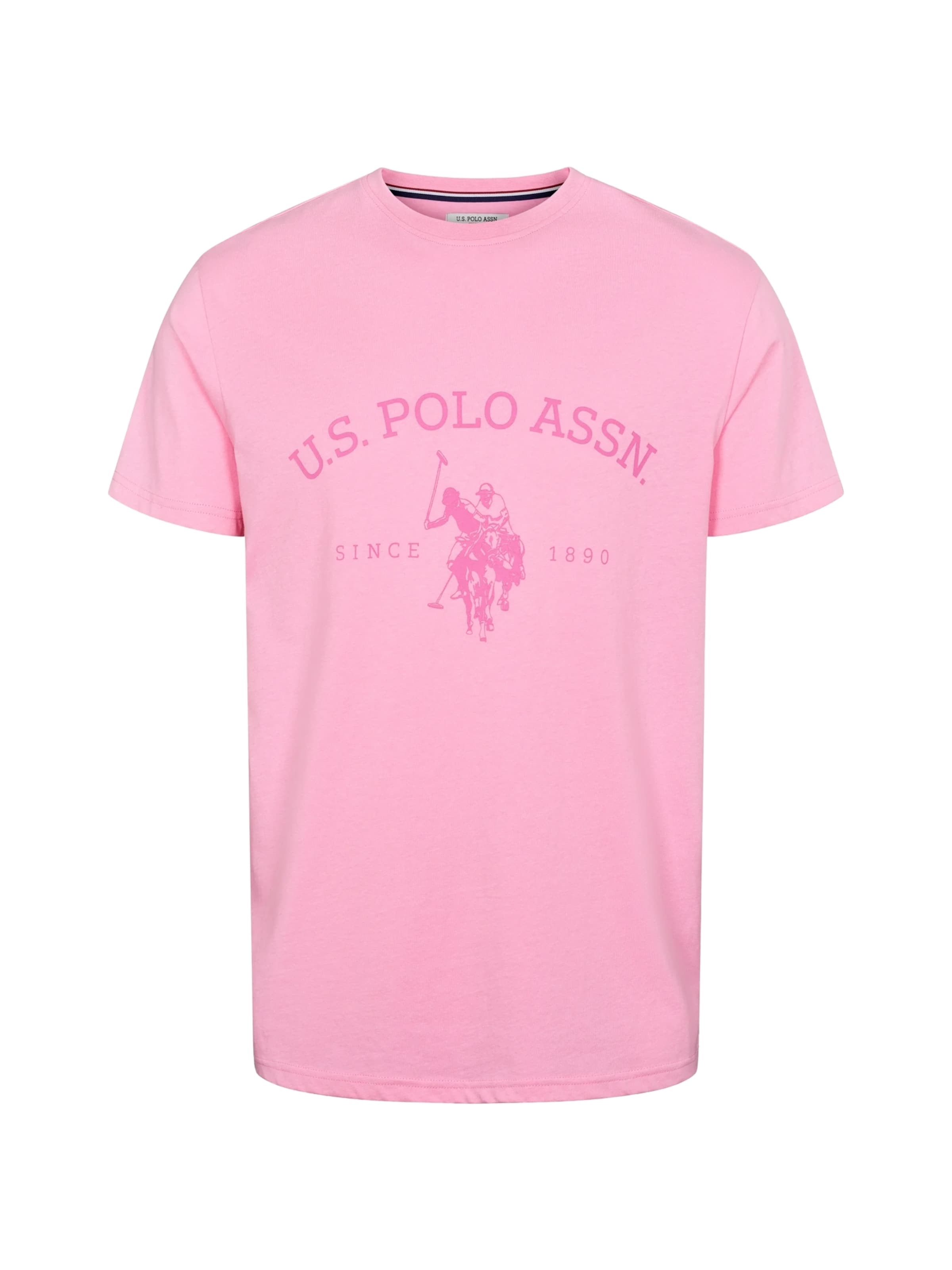 U.S. POLO ASSN. Shirt 'UMARCHIBALD' in Roze: voorkant