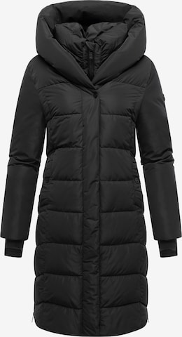 melns NAVAHOO Ziemas mētelis 'Laubzauber 14': no priekšpuses