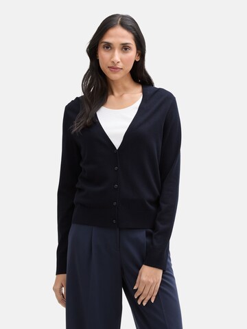TOM TAILOR Strickjacke in Blau: Vorderseite