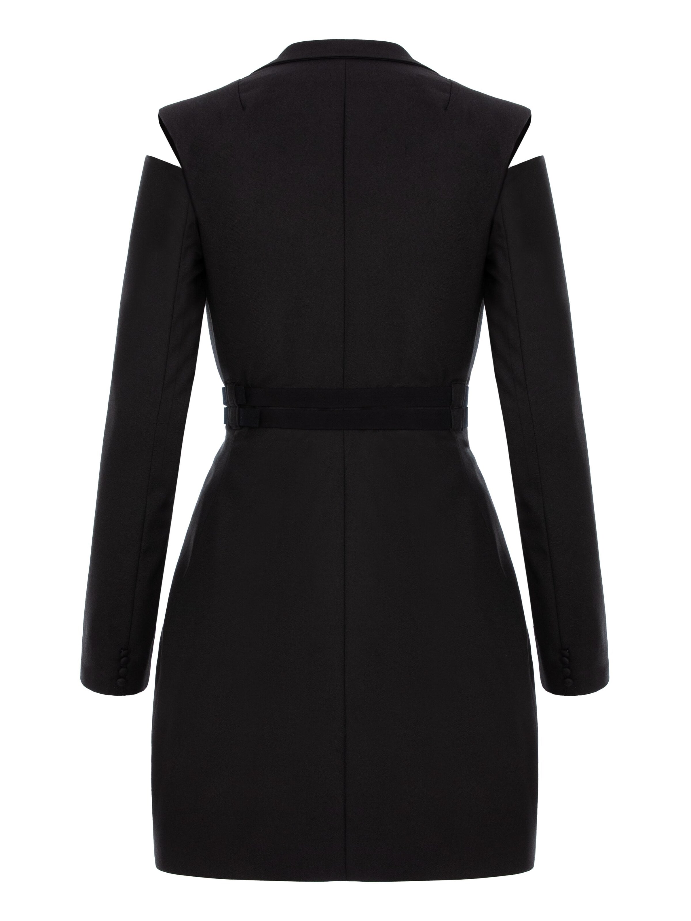 Abito 'Cut-out Blazer Dress With Double Belt' di AVENUE N°29 in nero