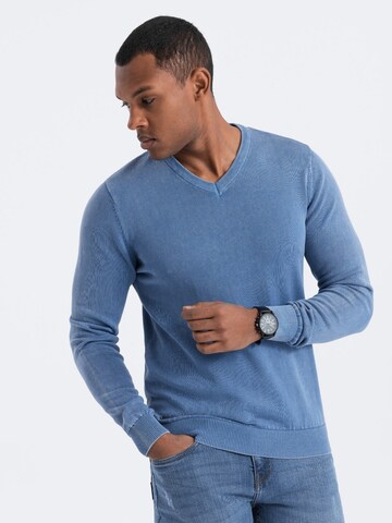 Ombre Pullover 'OM-Swos-0108' in Blau