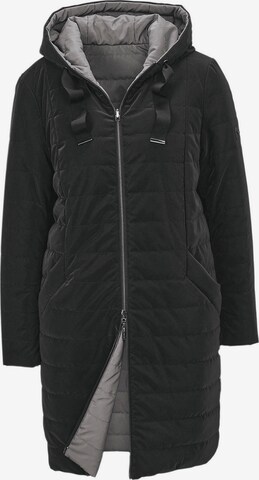 Manteau mi-saison Goldner en noir : devant